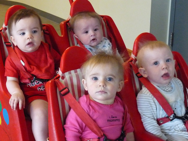 children in stroller
